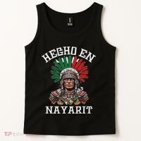 Nayarit Hecho En Nayarit Aztec Warrior Mexico Tank Top thumb 2