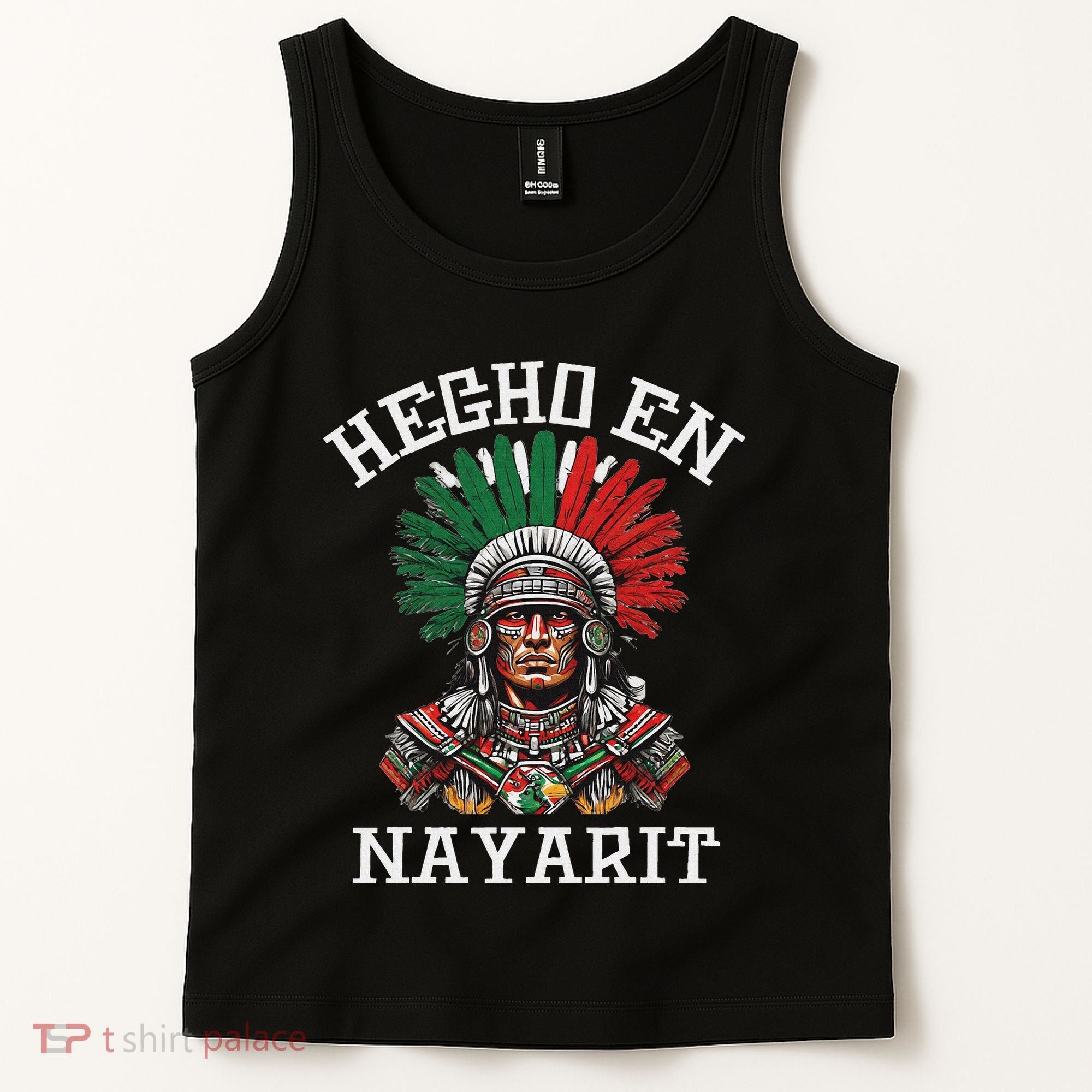 Nayarit Hecho En Nayarit Aztec Warrior Mexico Tank Top