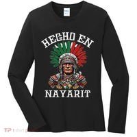 Nayarit Hecho En Nayarit Aztec Warrior Mexico Women's Long Sleeve Shirt thumb 0