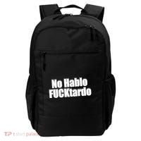 No Hablo Fucktardo Funny Backpack thumb 0