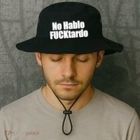 No Hablo Fucktardo Funny Bucket Hat thumb 2