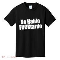 No Hablo Fucktardo Funny Kids T-Shirt thumb 0