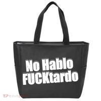 No Hablo Fucktardo Offensive Funny Tote Bag thumb 0