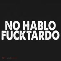 No Hablo Fucktardo Funny Women's Hoodie thumb 2