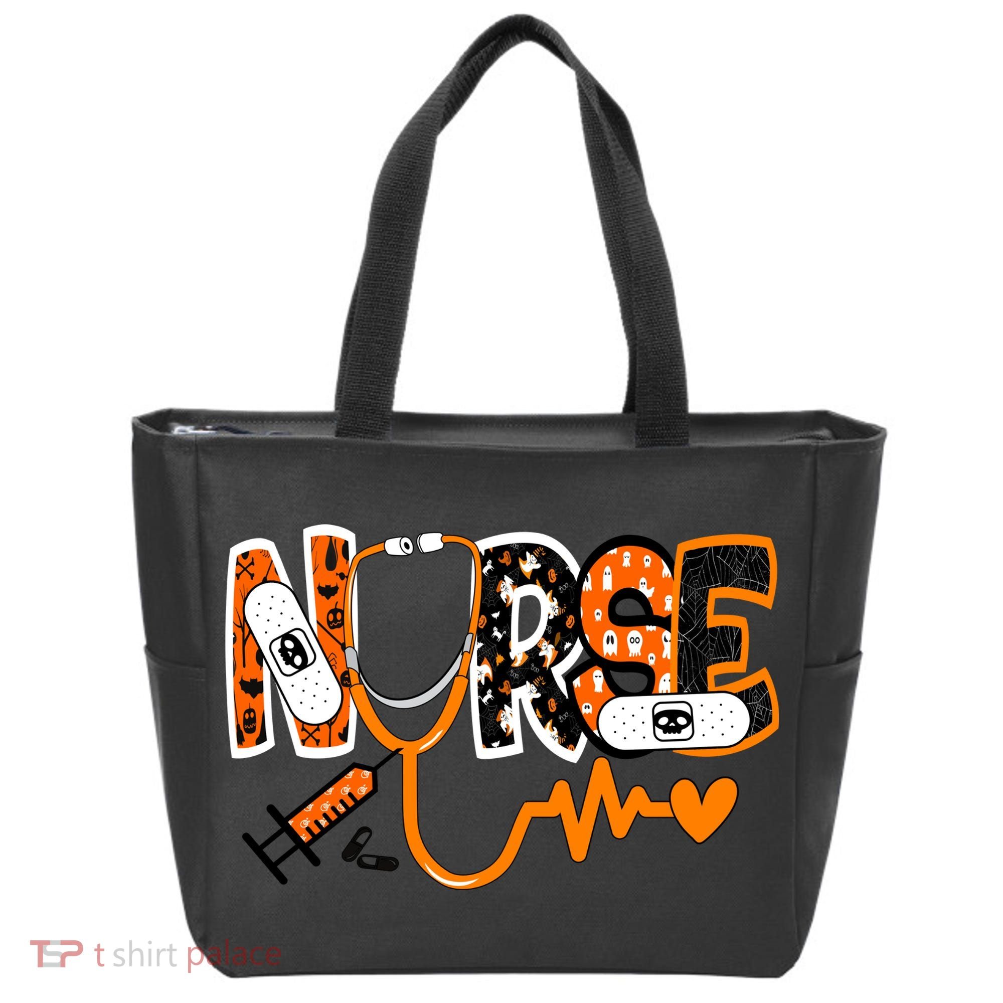 Nurse Halloween Festive Tote Bag
