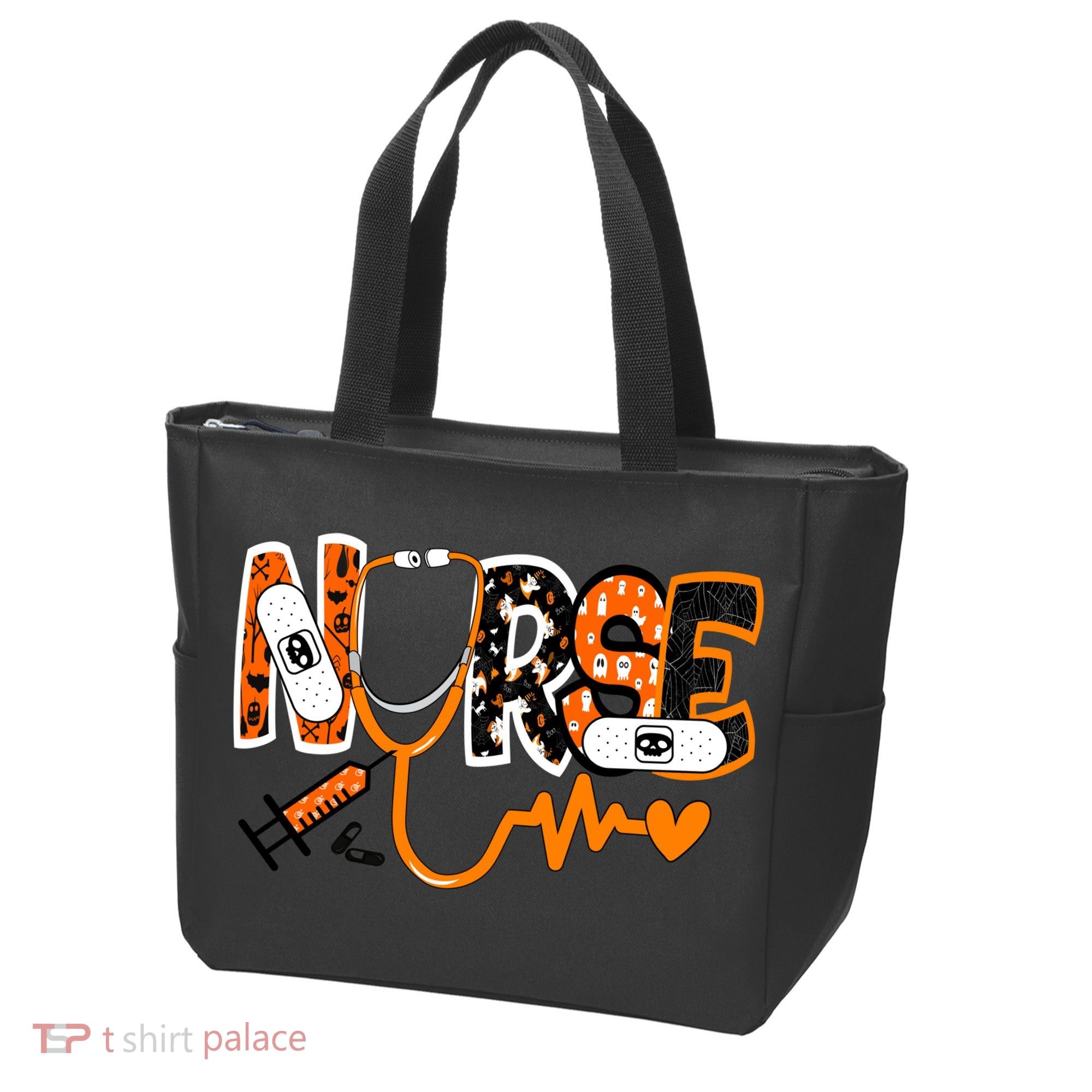 Nurse Halloween Festive Tote Bag