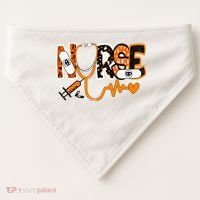 Nurse Halloween Festive USA-Made Doggie Bandana thumb 0