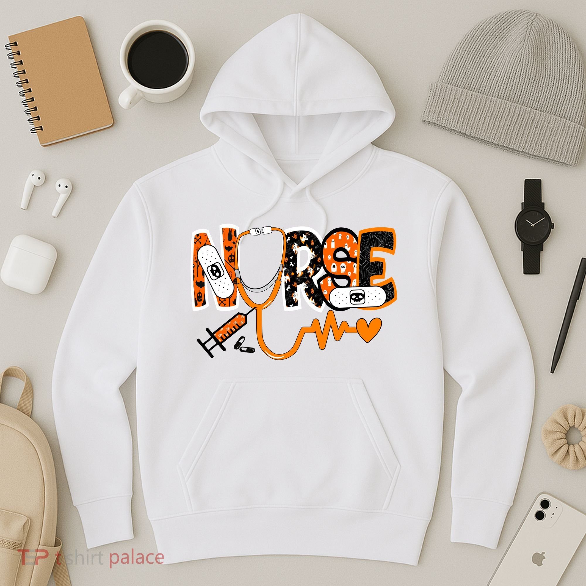 Nurse Halloween Festive Hoodie