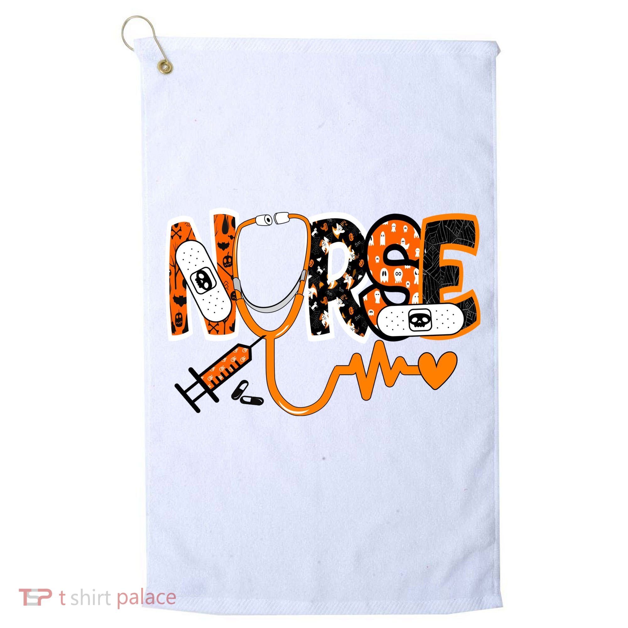 Nurse Halloween Festive Golf Towel