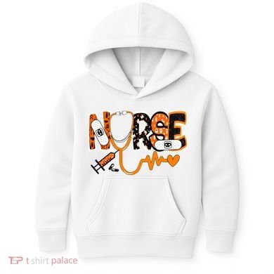 Nurse Halloween Festive Kids Hoodie