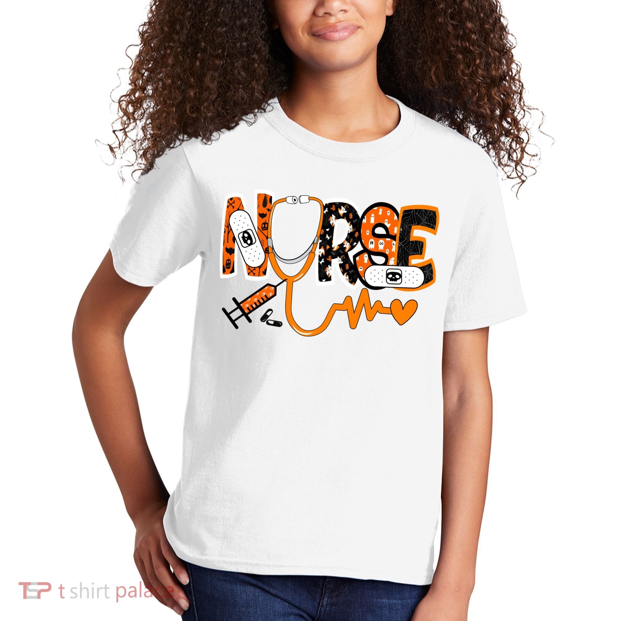 Nurse Halloween Festive Kids T-Shirt