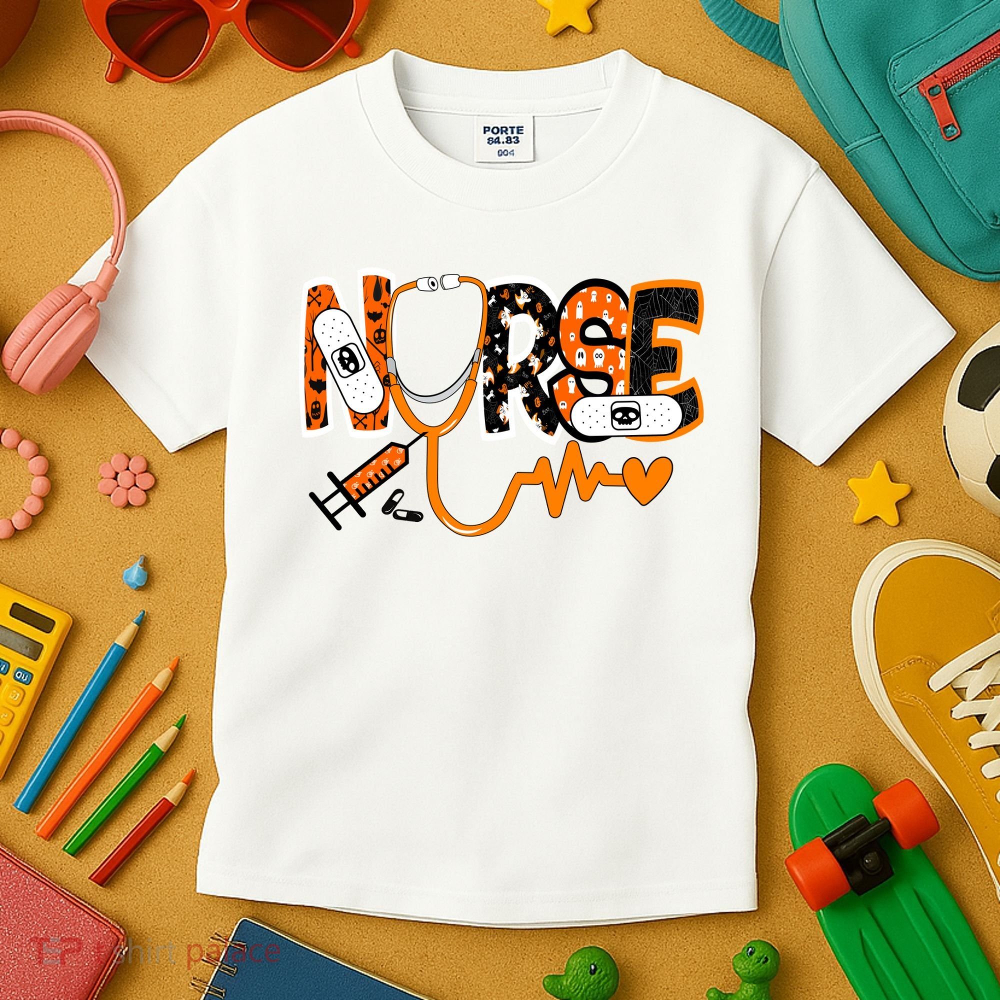Nurse Halloween Festive Kids T-Shirt