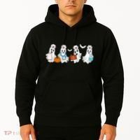 Nurse Halloween Ghost Festive Hoodie thumb 2