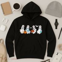 Nurse Halloween Ghost Festive Hoodie thumb 3