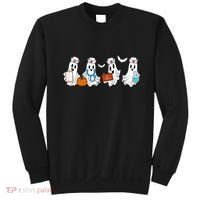 Nurse Halloween Ghost Festive Sweatshirt thumb 0