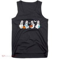 Nurse Halloween Ghost Festive Tank Top thumb 0