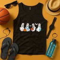 Nurse Halloween Ghost Festive Tank Top thumb 4