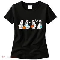 Nurse Halloween Ghost Festive Women's T-Shirt thumb 0