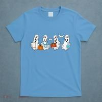 Nurse Halloween Ghost Festive T-Shirt thumb 4