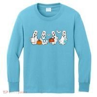 Nurse Halloween Ghost Festive Kids Long Sleeve Shirt thumb 0