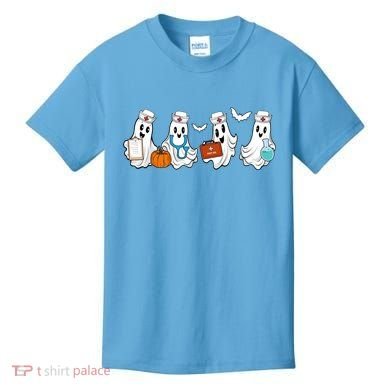 Nurse Halloween Ghost Festive Kids T-Shirt