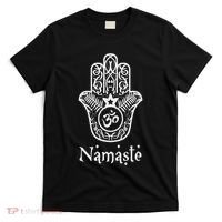 Namaste Hand Hamsa Yoga Hinduism Vedas Ohm T-Shirt thumb 0