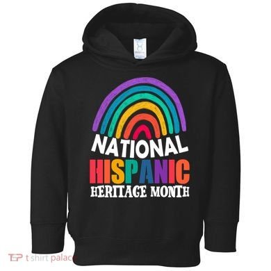 National Hispanic Heritage Month Rainbow Toddler Hoodie