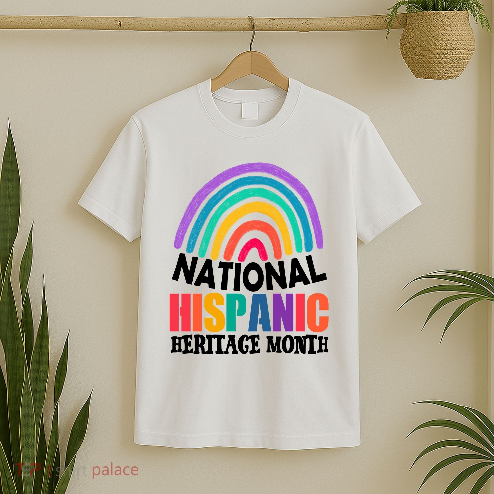 National Hispanic Heritage Month Rainbow T-Shirt