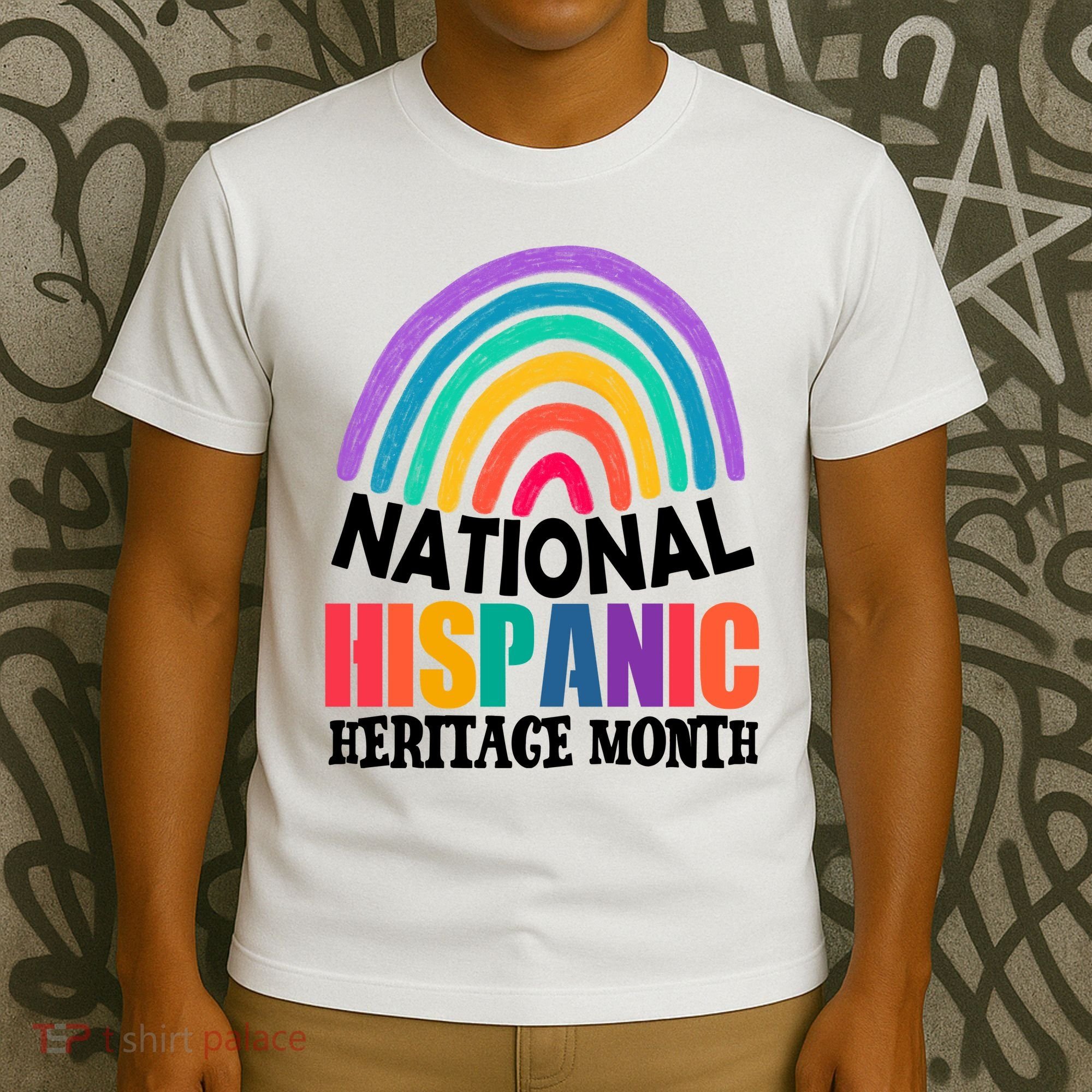 National Hispanic Heritage Month Rainbow T-Shirt