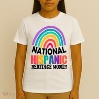 National Hispanic Heritage Month Rainbow T-Shirt thumb 4