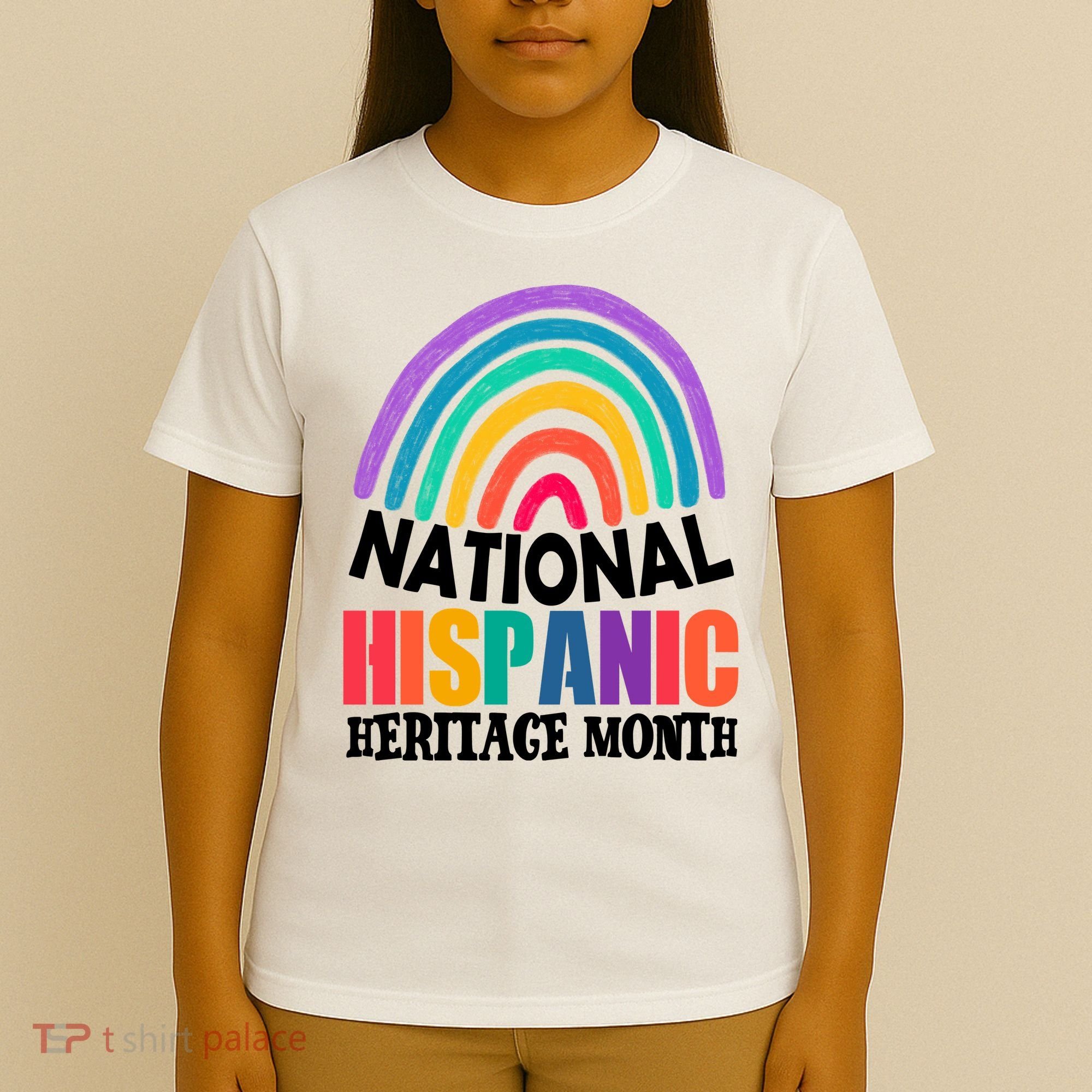 National Hispanic Heritage Month Rainbow T-Shirt