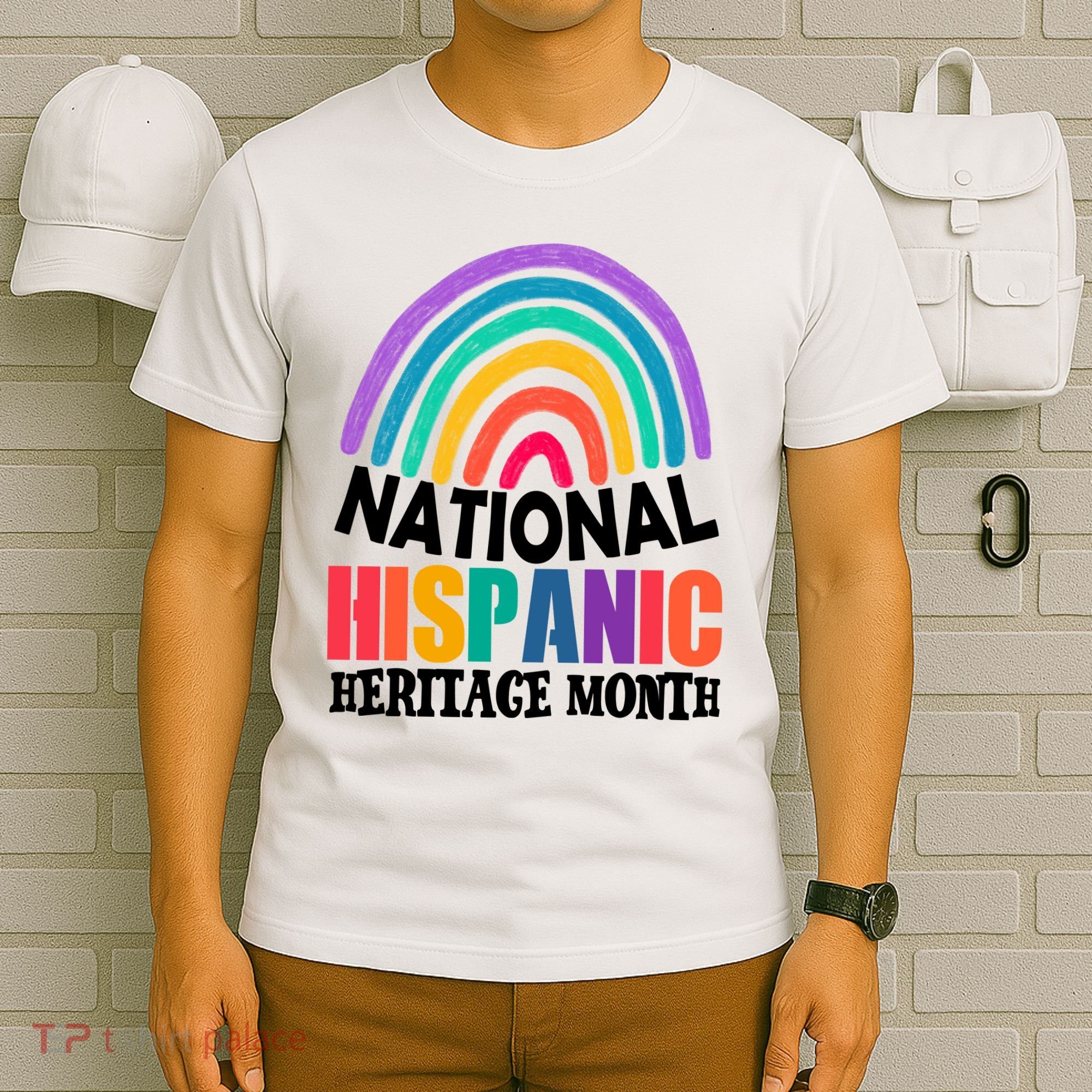 National Hispanic Heritage Month Rainbow T-Shirt