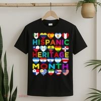 National Hispanic Heritage Month Latino Countries Flag T-Shirt thumb 2