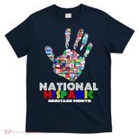 National Hispanic Heritage Month Hand T-Shirt thumb 0
