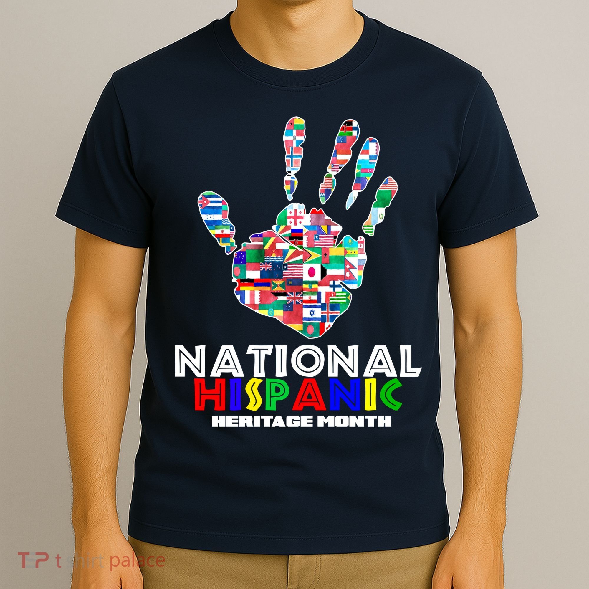 National Hispanic Heritage Month Hand T-Shirt