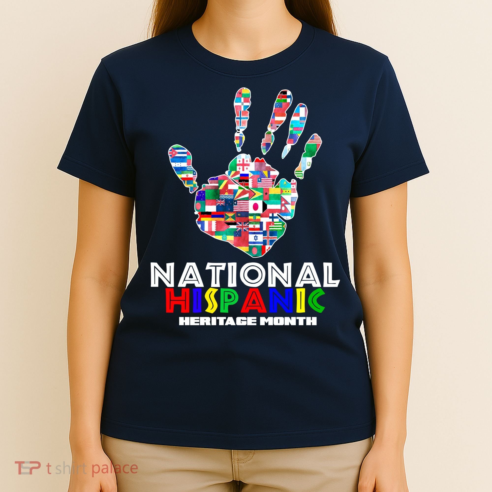 National Hispanic Heritage Month Hand T-Shirt