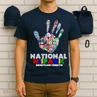 National Hispanic Heritage Month Hand T-Shirt thumb 6