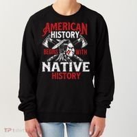 Native History - Indigenous Indian Native American Blood Women's Sweatshirt thumb 0