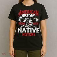 Native History - Indigenous Indian Native American Blood T-Shirt thumb 4