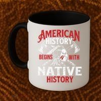Native History - Indigenous Indian Native American Blood Coffee Mug thumb 2