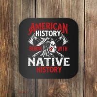 Native History - Indigenous Indian Native American Blood Coaster thumb 0