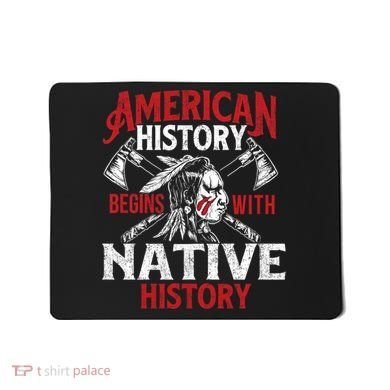 Native History - Indigenous Indian Native American Blood Mousepad