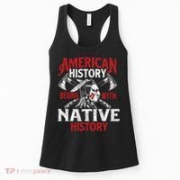 Native History - Indigenous Indian Native American Blood Women's Tank Top thumb 0