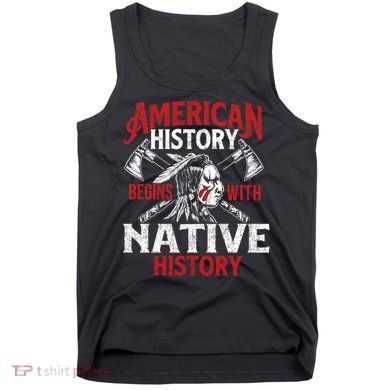 Native History - Indigenous Indian Native American Blood Tank Top
