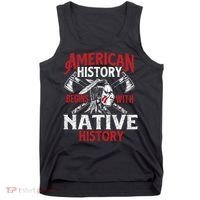 Native History - Indigenous Indian Native American Blood Tank Top thumb 0