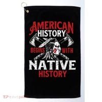 Native History - Indigenous Indian Native American Blood Golf Towel thumb 0