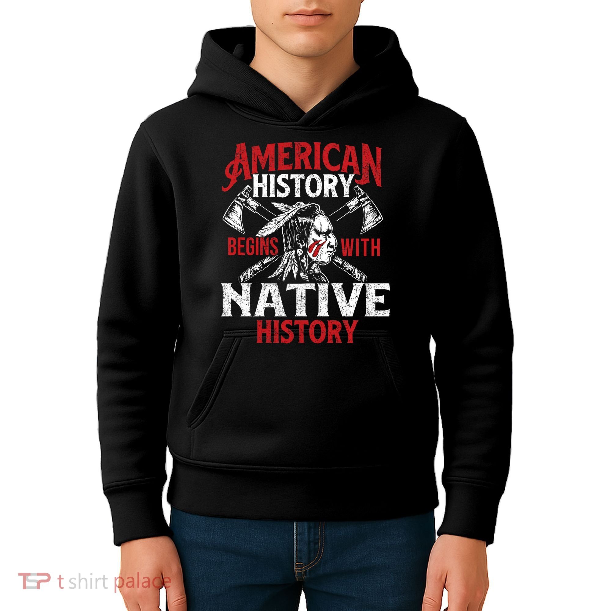 Native History - Indigenous Indian Native American Blood Kids Hoodie