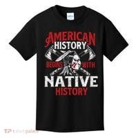 Native History - Indigenous Indian Native American Blood Kids T-Shirt thumb 0