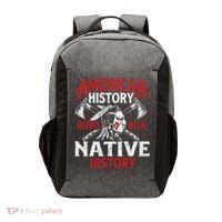 Native History - Indigenous Indian Native American Blood Vector Backpack thumb 0