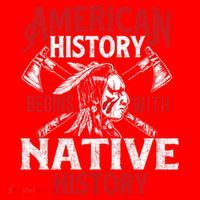 Native History - Indigenous Indian Native American Blood Santa Hat thumb 1